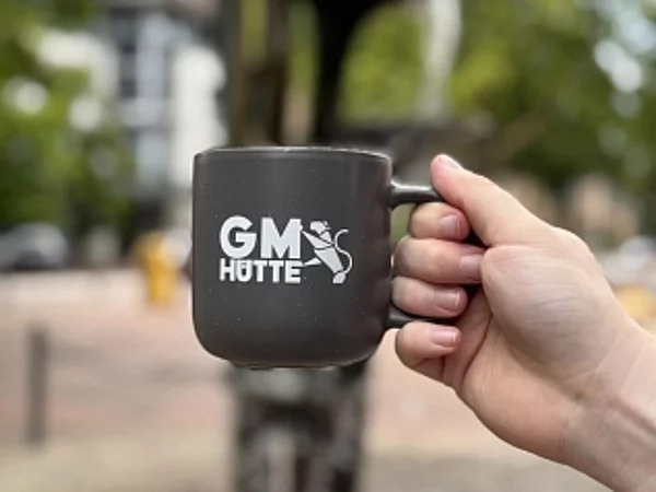 Tasse schwarz Georgsmarienhütte