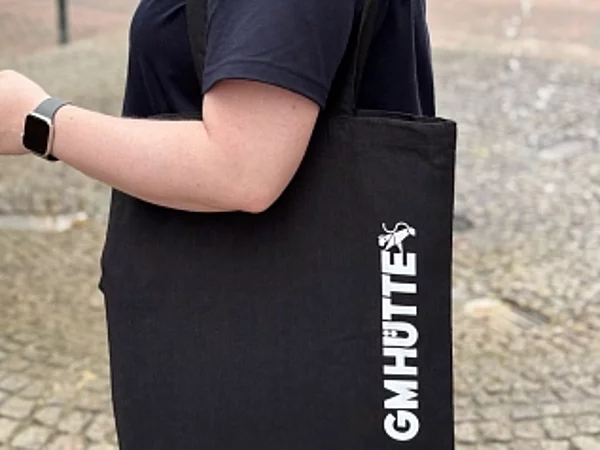 Jutebeutel schwarz Georgsmarienhütte